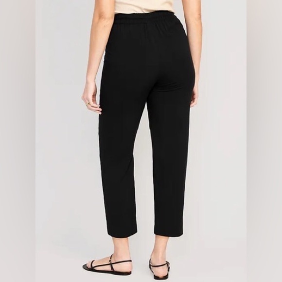 NWOT! Black High-Waisted Playa Taper Pants for Women - Multiple Sizes - Picture 5 of 8
